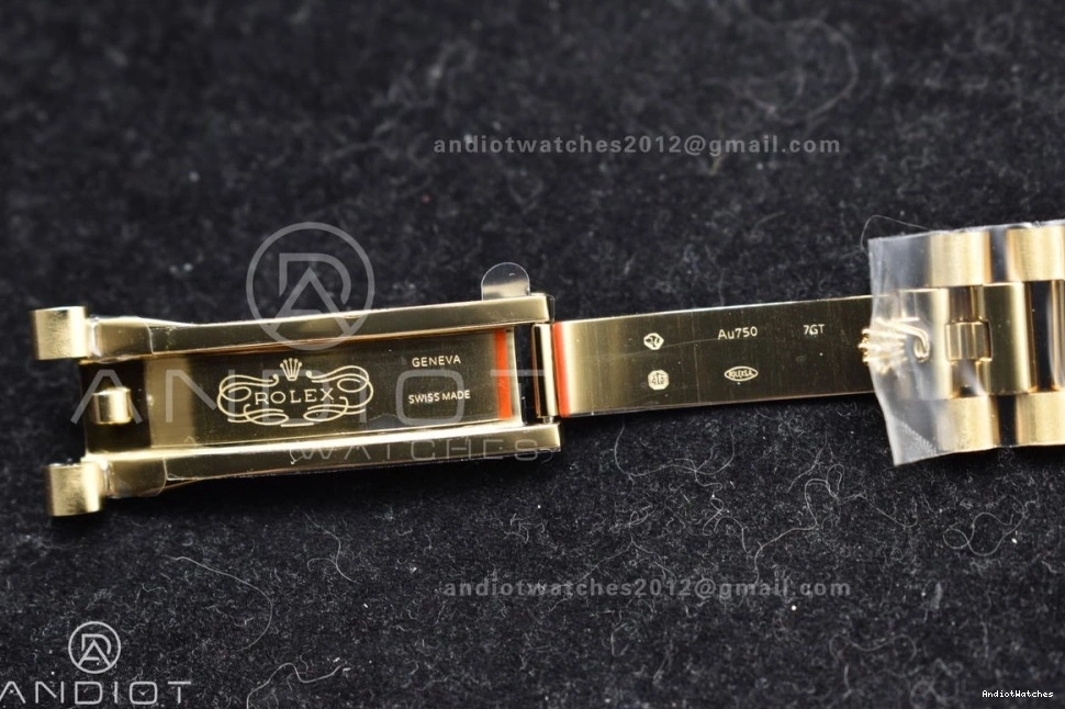 Bracelet 723 GMF GoAnywhere Gold V Diamond YG DayDate 904L Weight On A3255 Markers 40 Steel Gain Dial President 0201